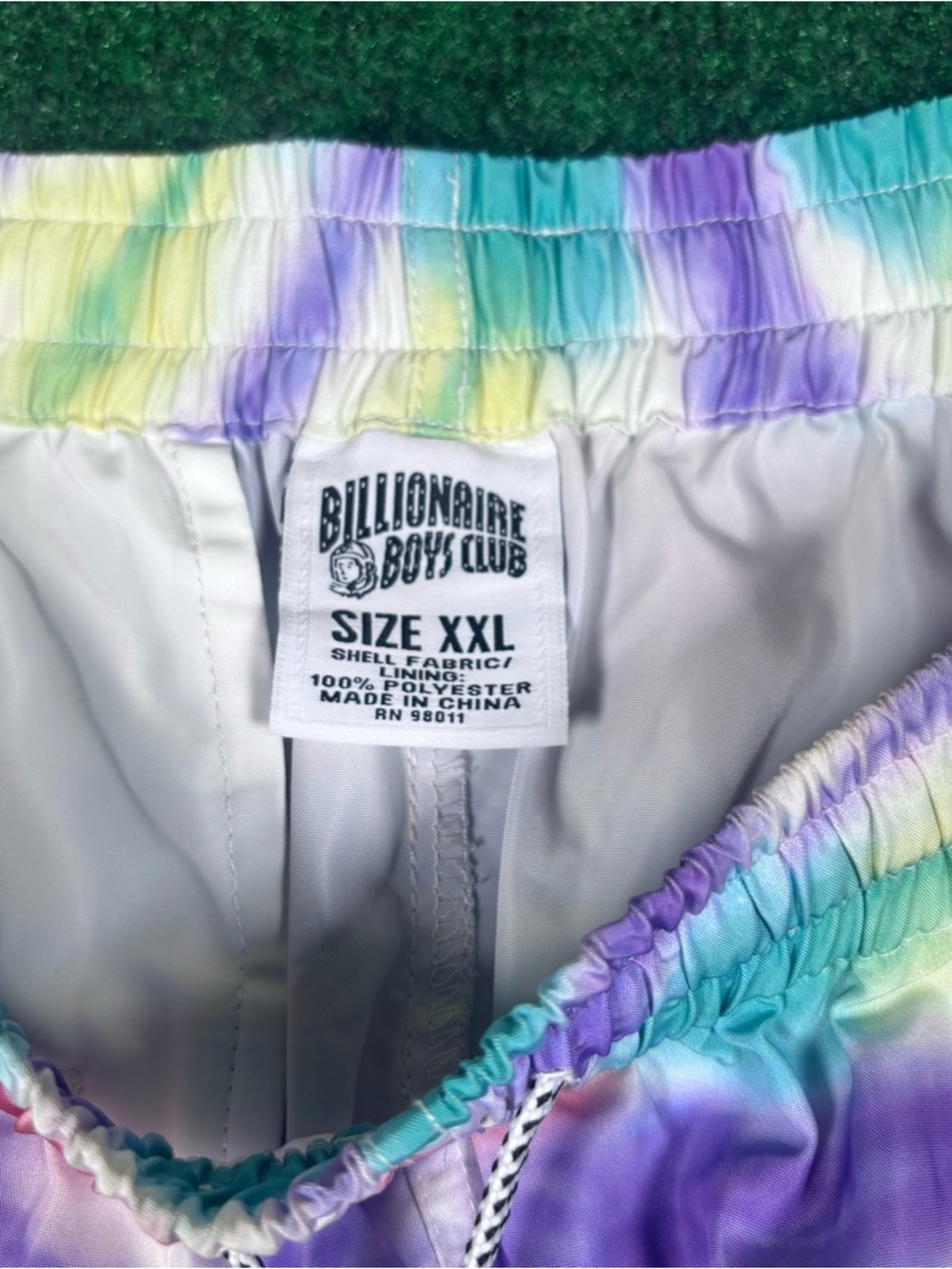 Billionaire Boys Club Tie Dye Swim Trunks Board Shorts XXL No Liner Drawstring - Picture 3 of 7